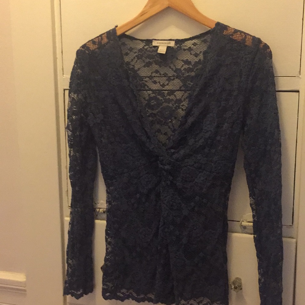 Sexy sheer lace top